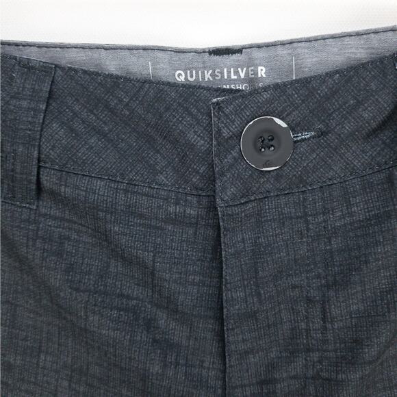 Quiksilver Amphibian Shorts Men’s 27 Charcoal Gray DryFlight Hybrid Water Repel - Picture 2 of 12